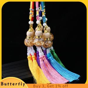Butterfly จี้ทรงน้ำเต้าฟอยล์สีทองประดับขวดแก้วประดับภายในรถจี้ทรงน้ำเต้าสองชั้น