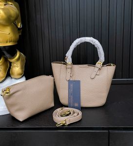 Set Túi Tote kèm Túi Clutch Da Hạt Xinh Xắn Tiện Lợi Size 26cm (Auth Tuồn)