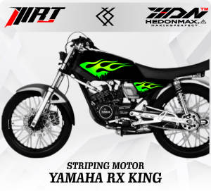Striping RX KING - Stiker Transparan RXKING Api Vol 4 (Sudah Terpotong)