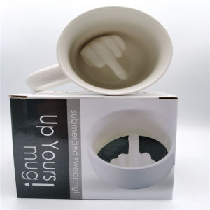 Direct Sale Finger Cup Fak Cup Middle Finger Cup Ceramic Mug Prank Cup Coffee Cup Finger Cup