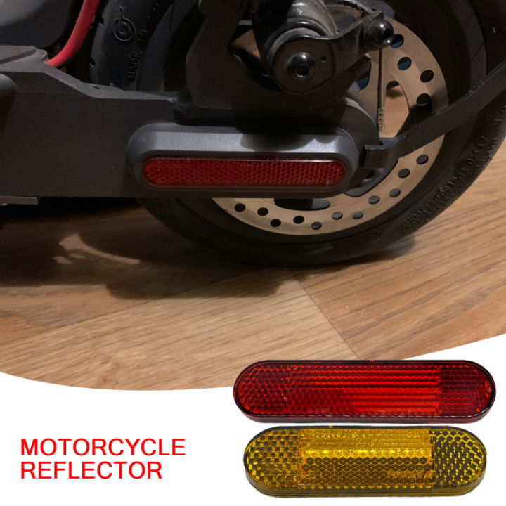 1Pair Red Reflectors Truck Plastic Reflectors Motorcycle ATV Dirt Bike