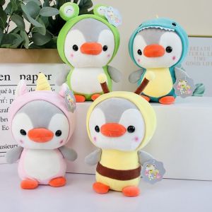 25cm Soft Kawaii Penguin Birthday Party Plush Toy Cute Turn Penguin Doll Stuffed Animal Gift