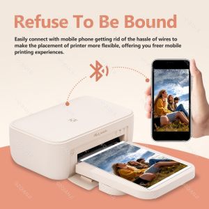 HRRT CPP601 Portable Color Photo Printer Print & Share Every Touching Photo