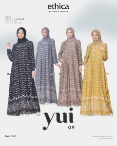 GAMIS DAILY ETHICA YUI 09 GAMIS ETHICA TERBARU DAN TERMURAH GAMIS RAYON TWILL