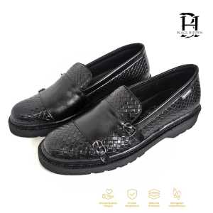 BLACK HIDDEN - Sepatu Pantofel Formal Slip On Casual Terbaru 39-44