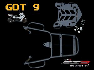 Rack สุดพรีเมี่ยม ตะแกรงท้าย premium double rack ตะเเกรง rack ท้าย gpx DZ3 งาน พรีเมี่ยมแข็งแรง ถาดdouble rack by GOT9 งานสี powder coat☘️snn🌿