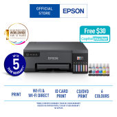 Epson EcoTank L8050 Ink Tank A4 Photo Printer (Photo/CD/DVD/ID Card Printing)