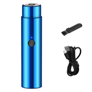 Obecilc Portable Mini Electric Shaver For Man USB Rechargeable 3D Floating Blade Razor Washable Trimmer Travel Shaver