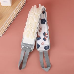 SEA JJT Dual-Function Bath Scrubber with Loofah for Deep Cleansing and Smooth Skin