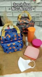 TAS BEKAL MAKANAN TAHAN PANAS / TAS BEKAL CANTIK / TAS BEKAL MAKANAN ANAK KARAKTER