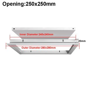 FLYING Aluminum Alloy Access Panel White Removable Access Door Easy Install Inspection Cover