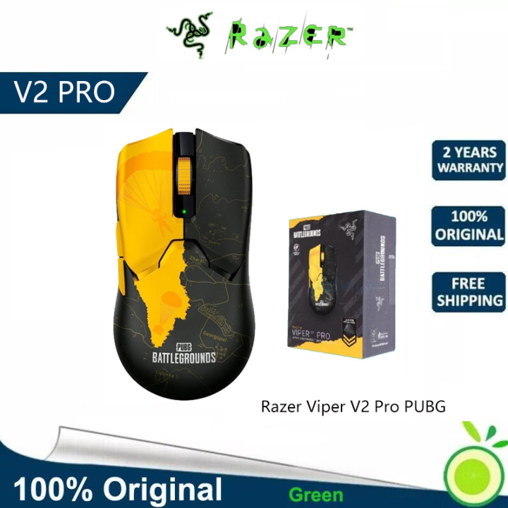 Razer Viper V2 Pro PUBG Wireless Esports Mouse, BATTLEGROUNDS Edition ...