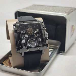 Jam tangan Pria Leopard 8826MC tali rubber / silicon tanggal / chronograp aktif original