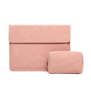 Bao da túi da cặp chống sốc chống nước cho máy tính ipad macbook laptop surface kèm ví đựng sạc chuột