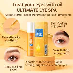 Hanlun Mei Yu Serum Eye Serum Oil Roller Ball Light Lines Firming AntiWrinkle Lutein Essence Cream