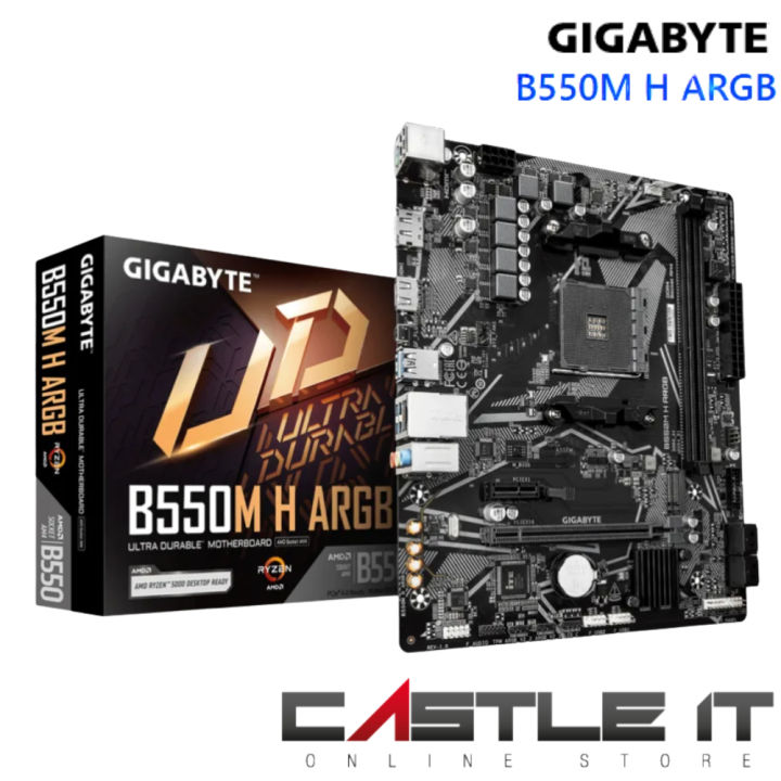 Gigabyte%20B550M%20H%20ARGB%20Motherboard%20AM4%20M-ATX%20DDR4%20RGB%20MB-GA-B550M-H-ARGB%20-%20Image%202