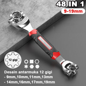 German tools Kunci Pas Tiger 48 in 1 (COD) Universal Wrench Socket Elektronil obeng Kunci Ring Profesional Mobil Motor Serbaguna NT27