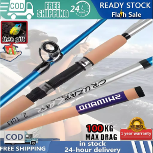 2026 NEW SHIMANO Rod 1.8M - 3M Length Spinning Rod MH Fishing Rod Joran Pancing Fishing Rod MH Power Jigging Rod Bc Rod CRUZAR Series