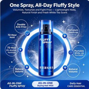 Volumizing Hair Spray Oil Control Hair Styling Spray Instant Volume Lightweight Long Lasting Hold Easy Styling Hair Care Product