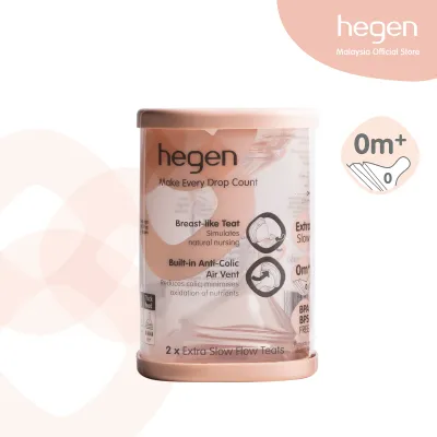 Hegen Teat (2 pack) - Slow Flow/ Fast Flow/ Medium Flow/ Thick Feed (Make Every Drop Count)