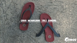 Strap/Tali Camou WR Sandal Jepit Pria Casual Banyak Warna