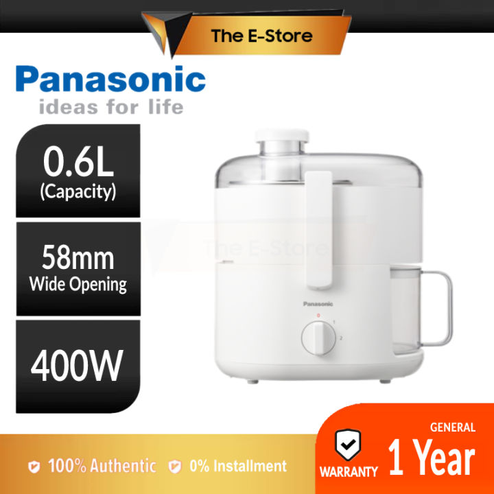 Panasonic Juice Extractor 600ml | MJ-CS100WSK (Compact Juicer Fruit ...