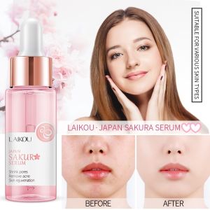Authentic Sakura Serum Pore Refining serum Essence Wrinkle Fine Lines Remover Korean skin whitening serum moisturizing Anti aging serum Serum for face glass skin whitening serum for face to remove dark spot