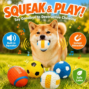 Dog Toy/Dog Chew Toy/Latex Squeaky Teething Toy/Durable Chew Toy/For Dogs