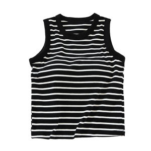 Einashop Yulie Bra Padded Striped Singlet SG Ship