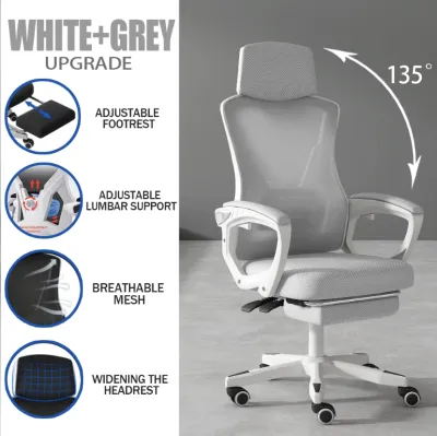 Computer Chair Heavy Duty Offce Chair Ergonomic Chair With Foot Rest Gaming Chair Reclining Chair