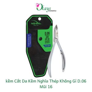 Kềm cắt da D.06 thép không gỉ của Kềm Nghĩa lưỡi kềm sắc mỏng bén ngọt độ bền lâu dài OK288