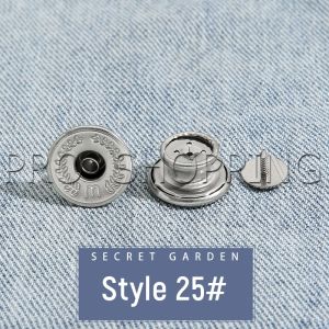 Pro 10PCS/pack กระดุมยีนส์ กระดุมกางเกงยีนส์ ติดตั้งง่าย ไม่ต้องใช้เครื่องมือ ติดตั้งวัสดุ กระดุมเอว Jeans buttons