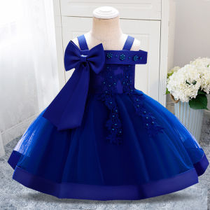 MQATZ 1st Birthday Dress Flower Ceremony For Baby Girl Clothing Baptism Princess Dress Girls Dresses Party Costume L5081XZ