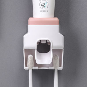 【Anglebabylife】Wall Gắn Kết Tự Động Kem Đánh Răng Dispenser Phụ Kiện Phòng Tắm Sáng Tạo Không Thấm Nước Lười Biếng Kem Đánh Răng Bàn Chải Đánh Răng Ép
