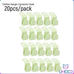 Need 20pcs/pack Clothes Hanger Connector Hooks Space Saving Wardrobe Closet Storage Holder Rack