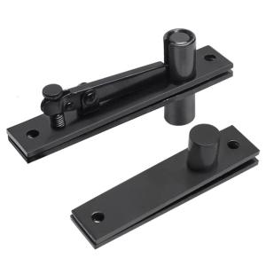 2Pcs Heavy Duty Pivots Hinge Stainless Steel Concealed Door Hinge 360/90 degree Rotating Shafts Door Hinge Enduring