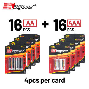Kingever 100% Orignal Extra Heavy Duty High power R6P AA R03PAAA Family Combo Set Battery