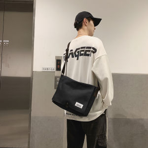 Tilorraine 2026 crossbody bag men tide brand Japanese canvas bag men casual one shoulder bag student large capacity postman bag2026