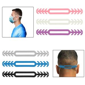 1/5/10pcs Silicone Masks Buckle Holder Adjustment Ear Protector Anti-leak Ear Protection Face Mask Ear Hooks Extension Hook Anti-slip Extension Clasp Masks Belt Strap