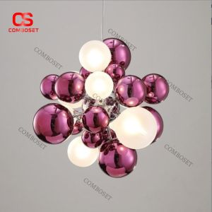 Đèn Thả Trần Bubble Tím Nghệ Thuật Phong Cách Bắc Âu