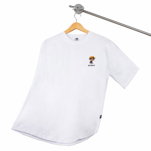 Otsky Kaos Pria Logo Bordir One Piece Series Cotton 24s Pendek