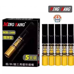 PIPA FILTER MING BANG MB-169 PIPA FILTER RKOK PENYARING RACUN ASAP TAR & NIKOT1N CGARETTE HOLDER