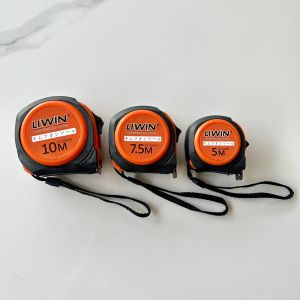 Thước cuộn 5m 7.5m 10m cao cấp Thước đo lỗ ban phong thủy chính xác nhựa ABS cứng vỏ bọc cao su chống va đập