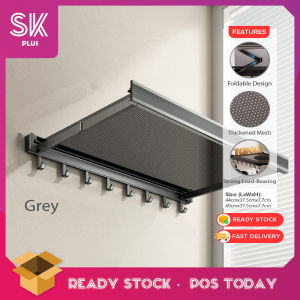 SKPLUS Retractable Drying Rack Foldable Bathroom Hanging Towel Clothes Rack Multifunctional Indoor Folding Telescopic Drying Shoes Rak Lipat Pengering Kasut Pakaian - Fulfilled by SKPLUS