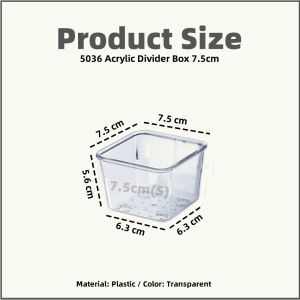 Shiok Living 🚀 Cosmetic Cabinet Anti-Scratch Drawer Organizer Office Desk Storage Box Acrylic Divider Storage tray
