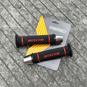 PAKET HANDGRIP HG55 HANFAT SARUNG GAS GRIP MOSCOW HG 55 HG66 BULU + JALU STANG PCX ( KANAN - KIRI ) HANDFAT GAGANG STANG JALU STANG MODEL PCX CHROME universal BEAT VARIO SCOOPY SPACY GENIO PCX ADV FAZZIO AEROX GEAR FREEGO MIO S MIO M3 MIO 125 NMAX AEROX