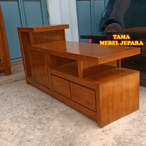 Bufet meja tv minimalis retro jati rak tv minimalis termurah