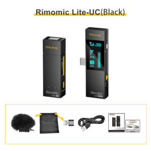 7Ryms Rimomic Lite Micro dây chuyền Không Dây Cho iPhone Android Cắm Và Chơi Micro cài ve áo Không Dây Với USB-C/Lightning Giao Diện Cho ghi video Phỏng Vấn Cho iPhone 15 Huawei Mate60 Xiaomi Samsung