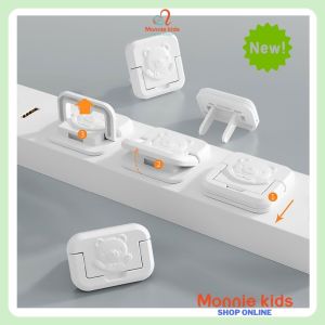 Nút bịt ổ điện 2 chấu chống giật chống cháy bảo vệ an toàn cho bé