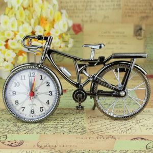 ROBERTA NEW Cool Arabic Numbel Model Design Home Decoration Bedroom Stand Clock Alarm Clock Quartz Bicycle Gift